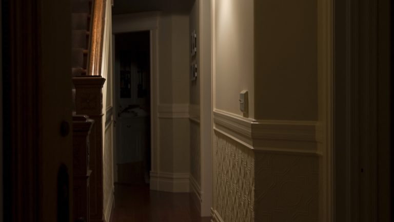 Brighten up a Dark Hallway with a DIY Stained Glass Project Using Light from Another Room