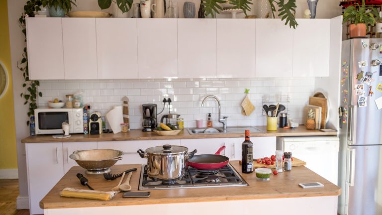 Organize Kitchen Essentials and Keep Counters Clutter-Free with a Stylish Dollar Tree Trick