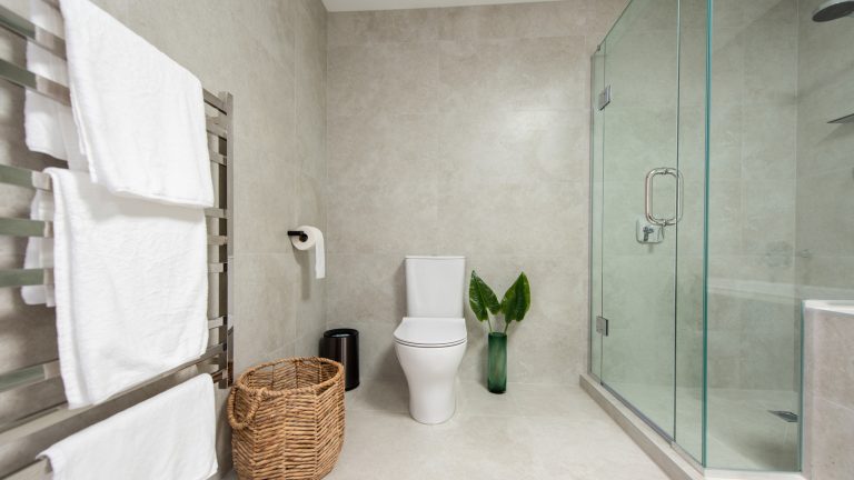 Transform Your Bathroom with This Stylish Toilet Wall Design